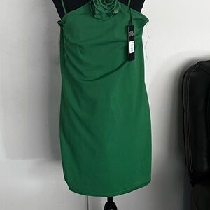 Fashion Nova Gabrie Green Bodycon Mini Dress – Size 1X (NWT)